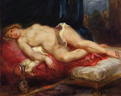 Odalisque by Ferdinand Victor Eugene Delacroix